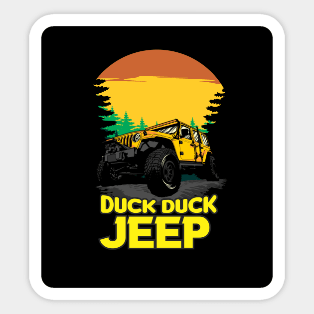 Duck Duck Jeep Sticker by Duck Duck Jeep